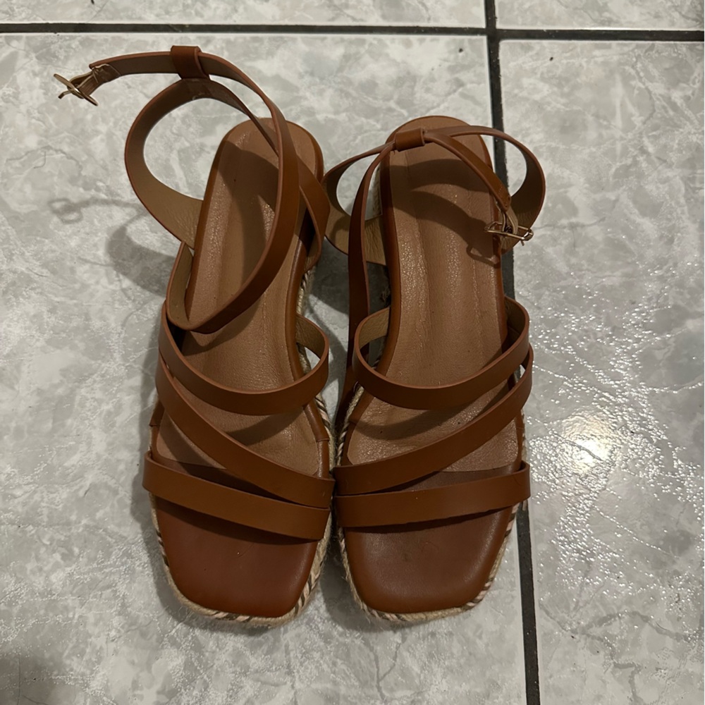 Bakers Brown Strappy Sandals
